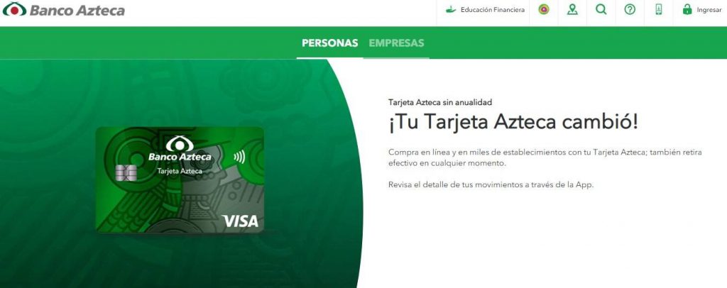 banco azteca tarjeta