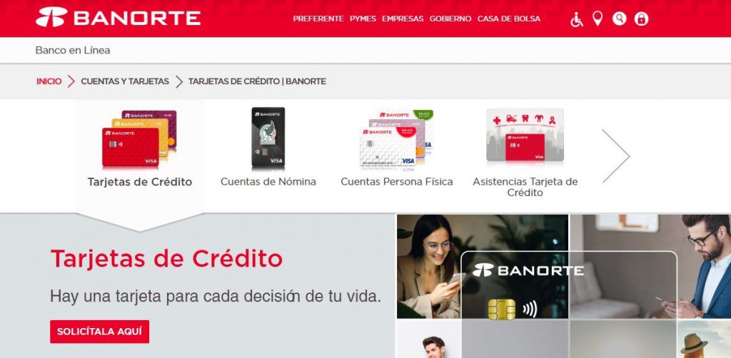 banorte tarjetas