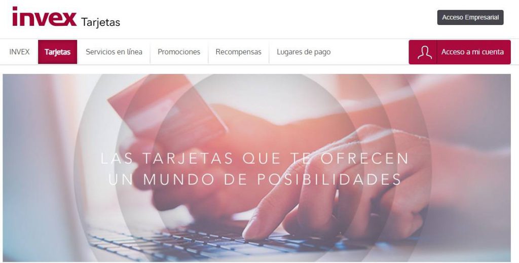 invex tarjetas de credito