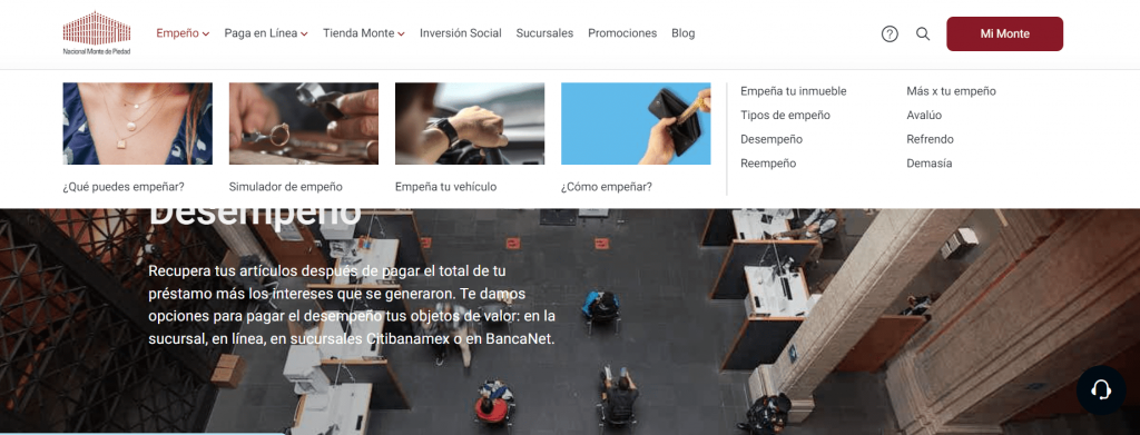 Empeñar para tu préstamo Monte de Piedad